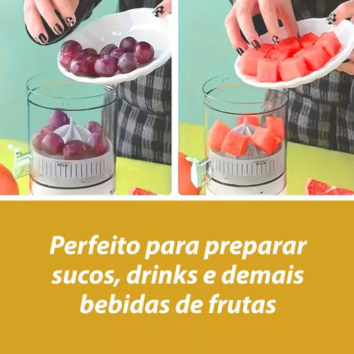 Espremedor De Frutas Laranja Elétrico Portátil Recarregável